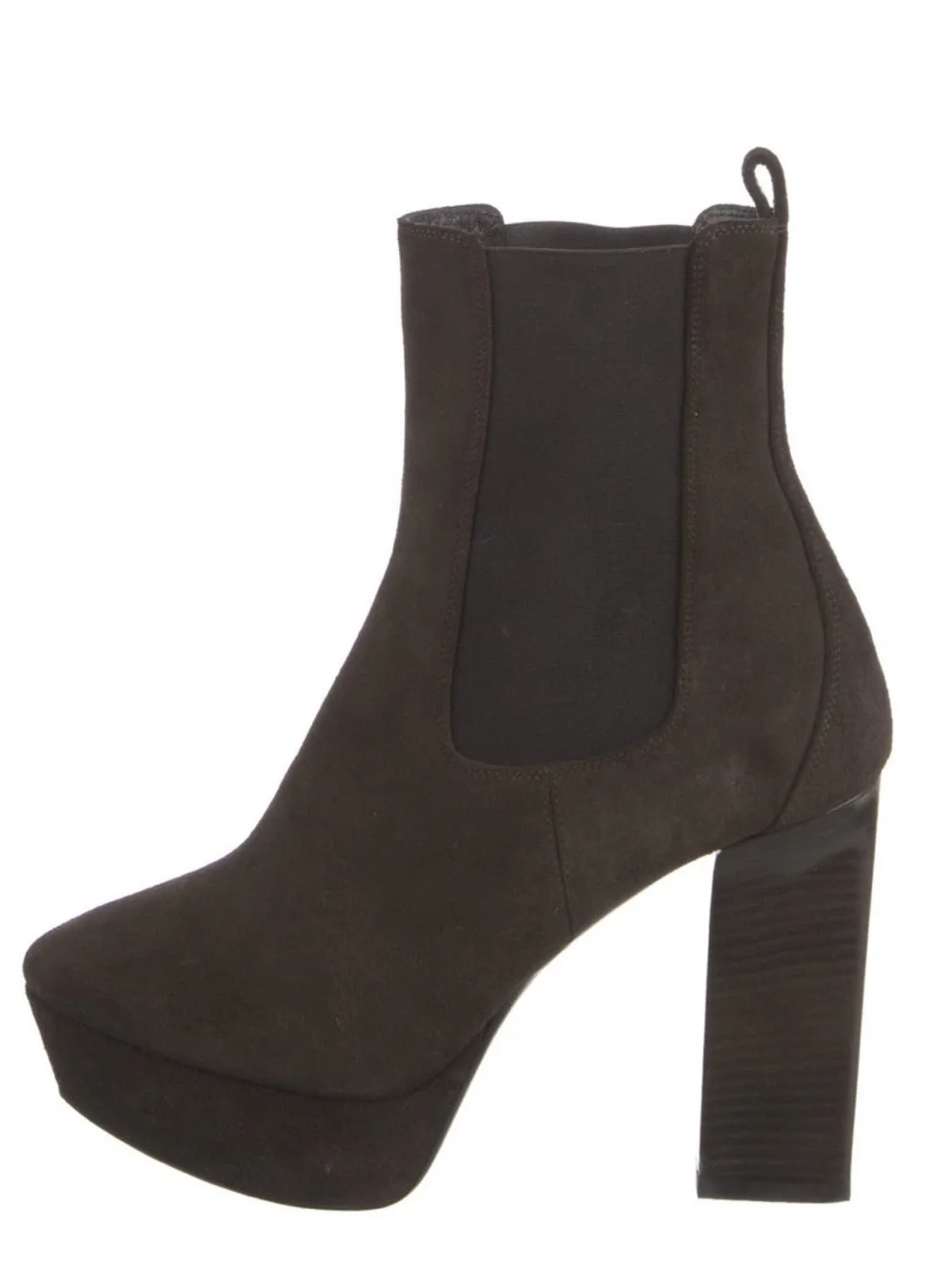 Saint Laurent Suede Platform Booties
